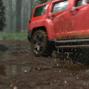 Hummer H3 in Forest / Animation