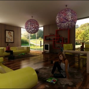 interior. for villa.