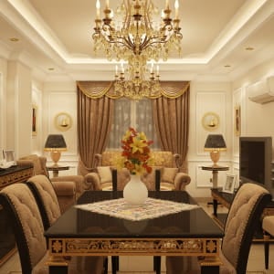Classic reception and dining