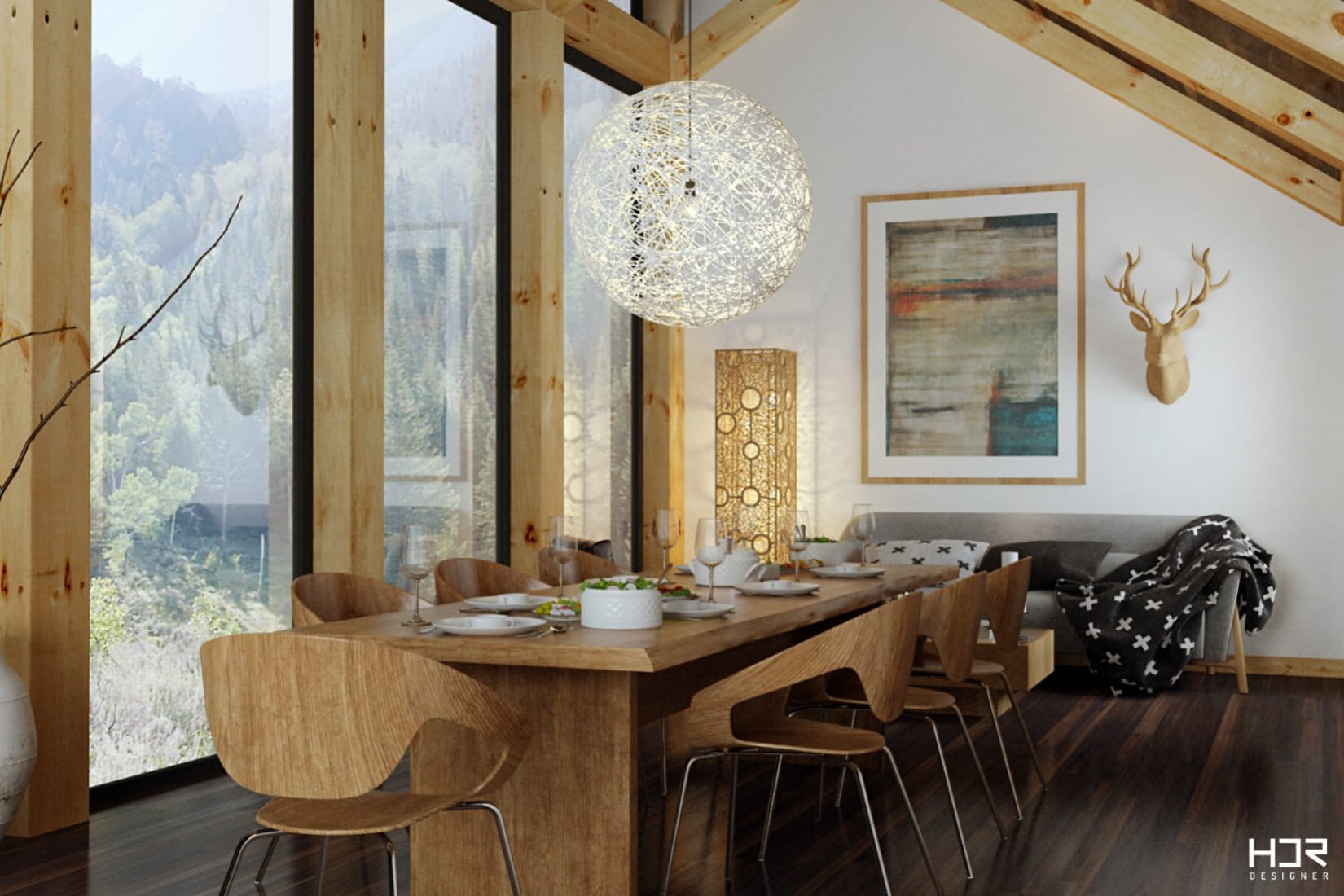 rustic-living-room-and-dining