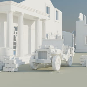 Jeep-modeling 3dsmax