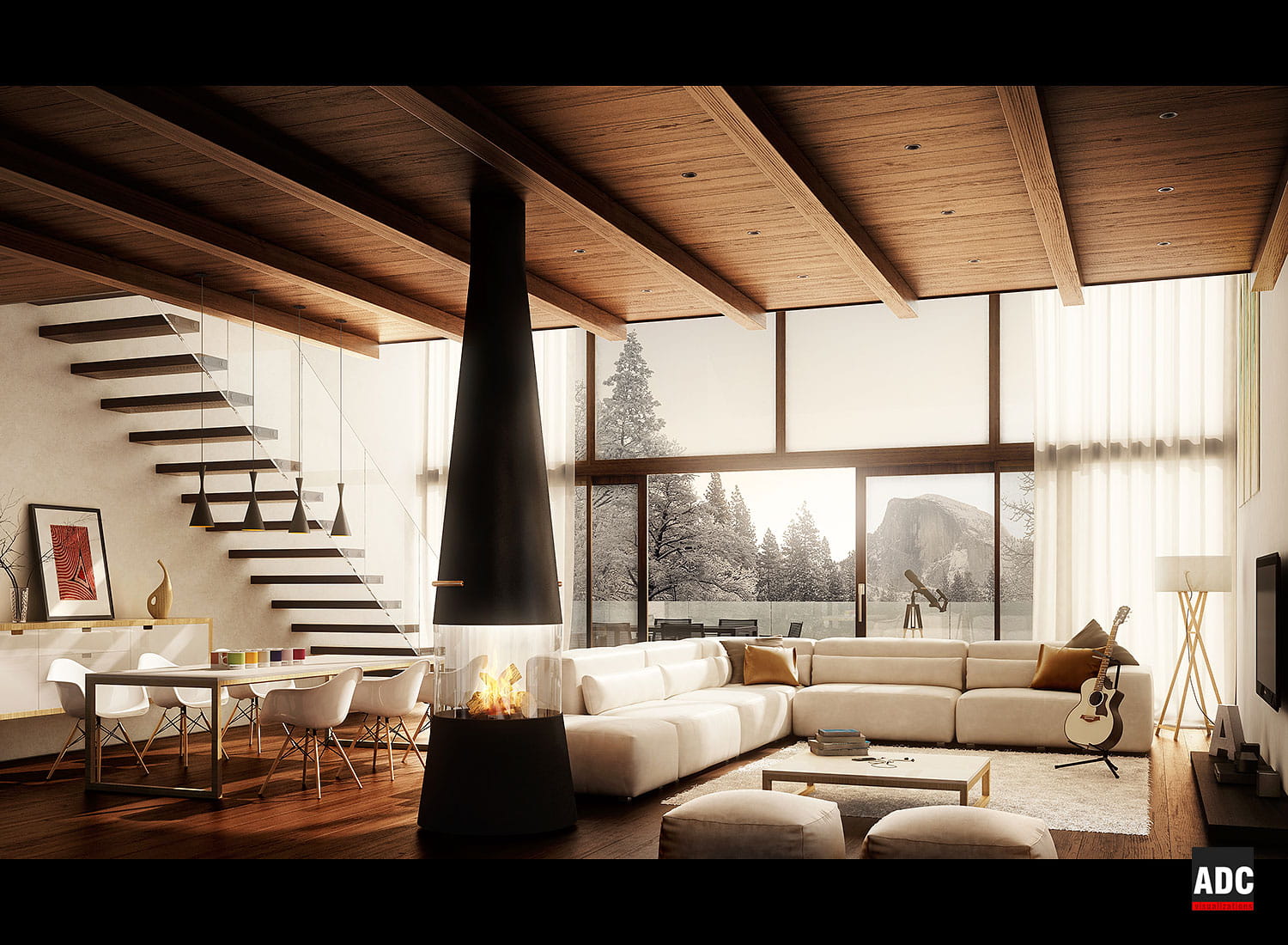 living-room-in-mountain-private-apt-