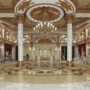 Entrance hotel in Saudi Arabia