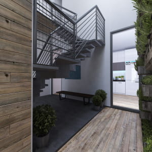 livingroom and kitchen