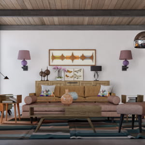 Mid Century Living Room