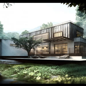 House in the Woods by Arqui9