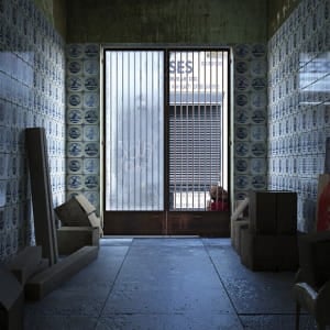 Bench and corridor