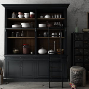 black kitchen: sketchup-vray hope you like