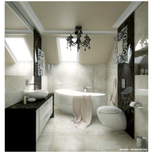 Bathroom. Time to relax.