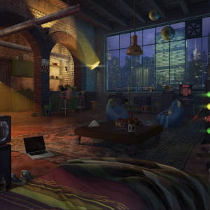 The room