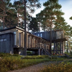 House in the mountain