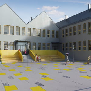 Vizualization of school in Poland