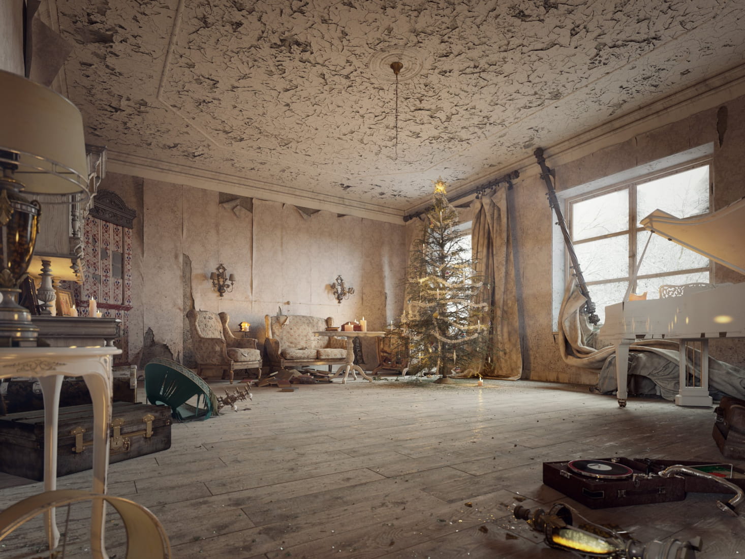 abandoned-christmas-room