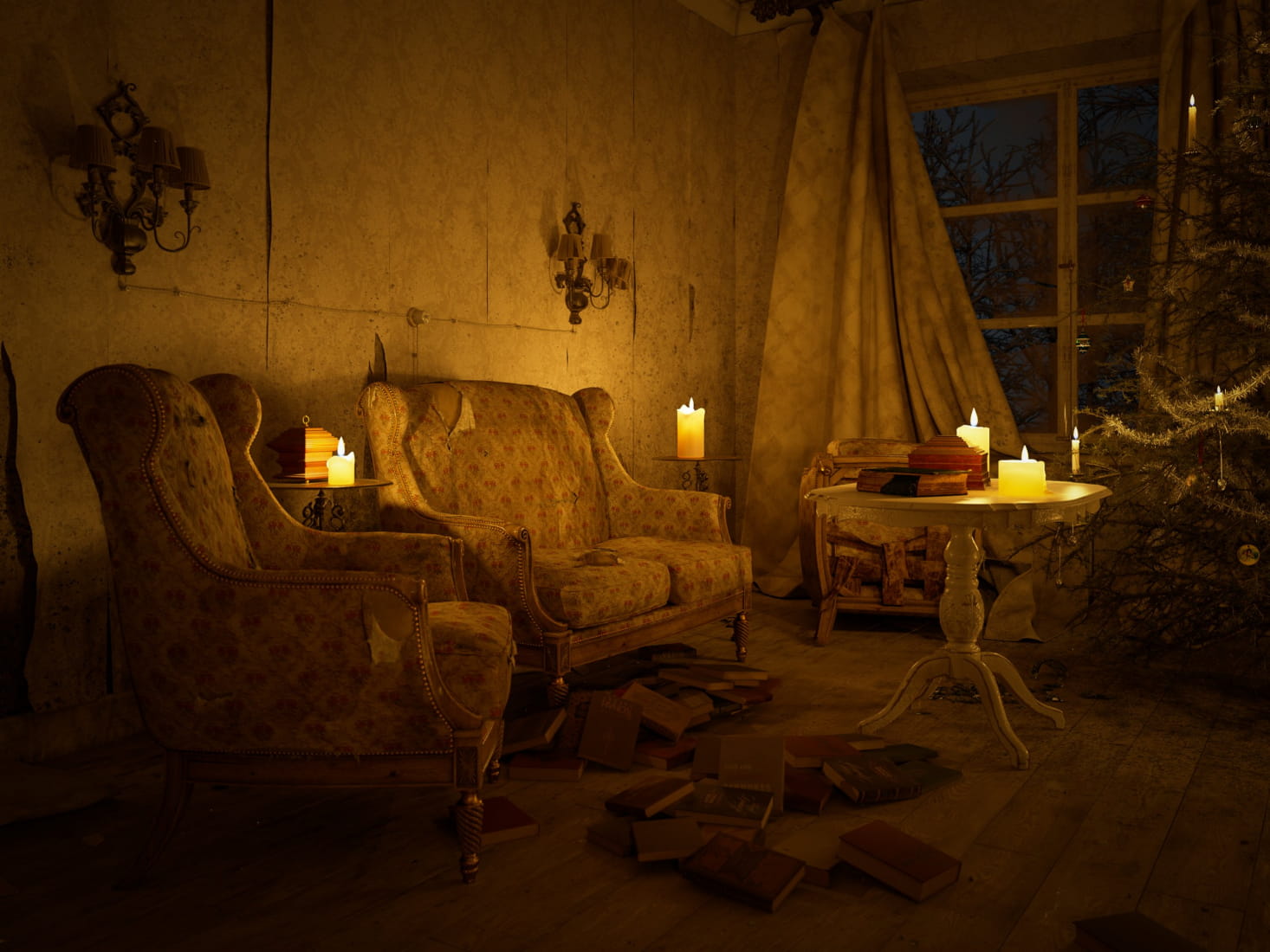 abandoned-christmas-room