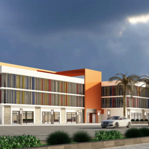 colourful raslan office building