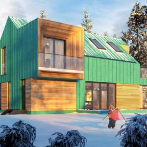 House in Kharkiv (Ukraine)