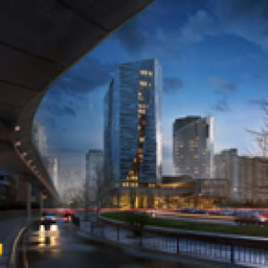 Under 'd' Bridge : 3D Challenge Arch-Viz Modern Office Bldg.