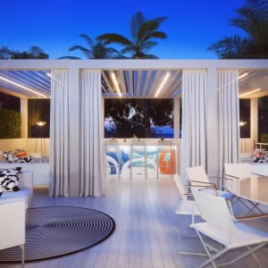 Terrace in MIami.