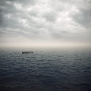 Stormy ocean
