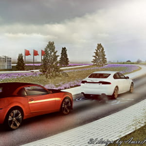 Render of the race