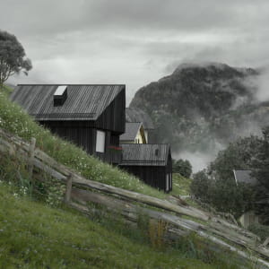 alpine cabins