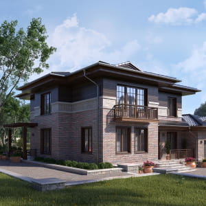 Visualization of a cottage