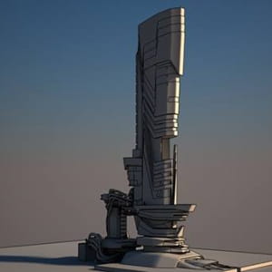 Scifi Tower Visualization