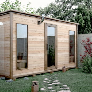 Sauna in the backyard