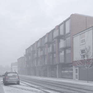 SH building - winter