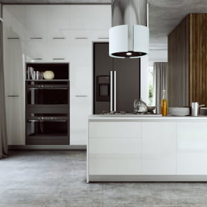 living room-kitchen