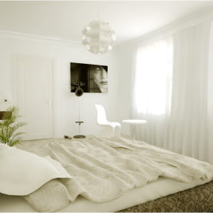 Bed room vray