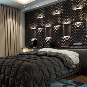 modern bed room