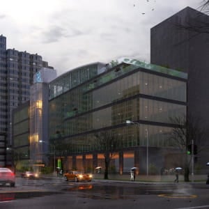 exterior render rain