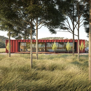 Australian Shipping Container House - Corona Renderer