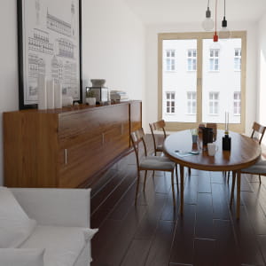 Tiny Scandinavian Apartment CG