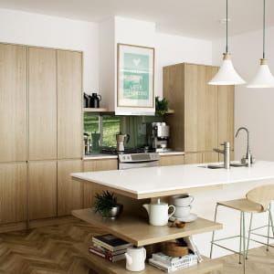 home simple wooden kitchen