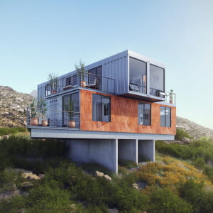 Kaplan container House project