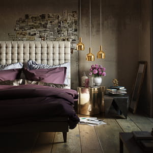 The rustic autumn bedroom