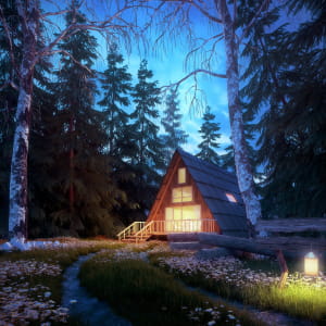 forest cottage
