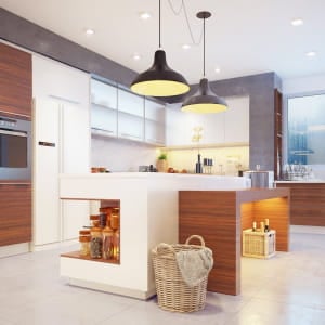 winter kitchen