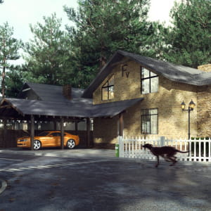 House in Russia...