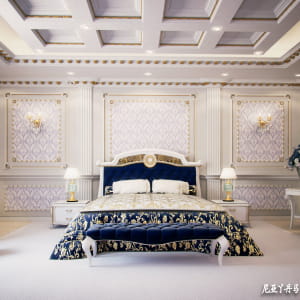 'Blue' Neo Classic Bedroom