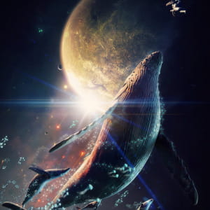 The astronaut and the chiliad of whales: The origin of reality