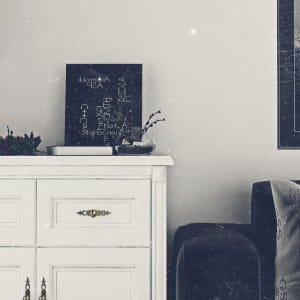 White Living room