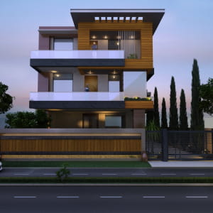 Modern residence