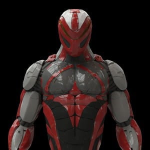 Prototype sci-fi suit