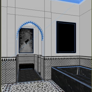 Bathroom moroccan style,