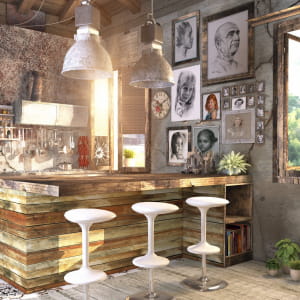 old kitchen