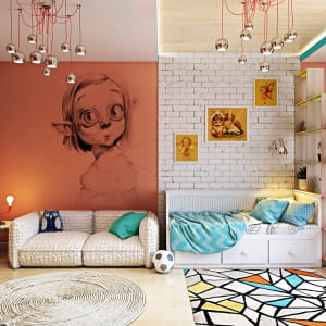 Kids Room: 3d Rendering