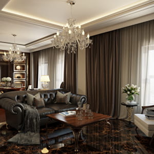 Elegant living room: